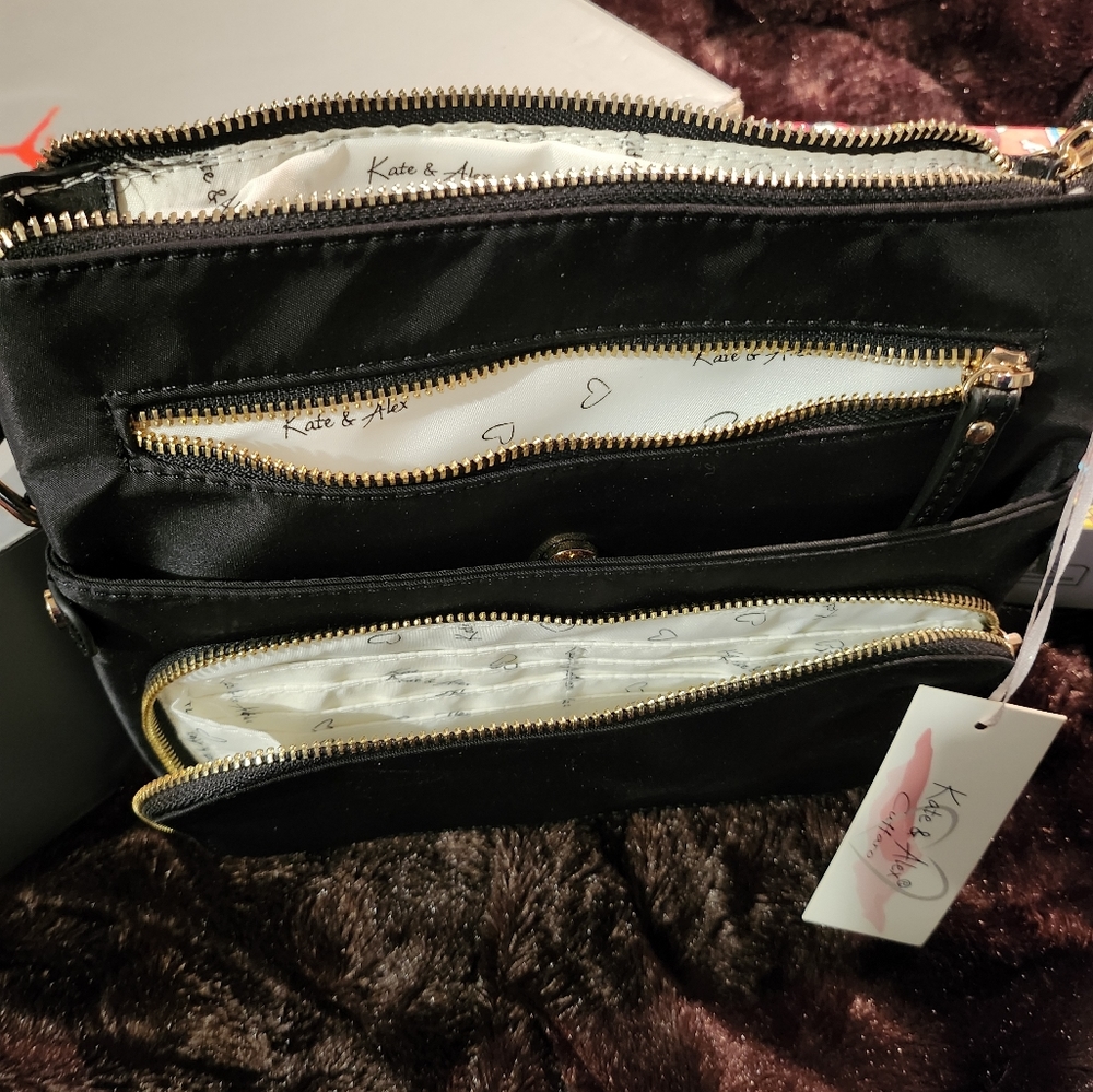 Black Crossbody Purse Kate & Alex